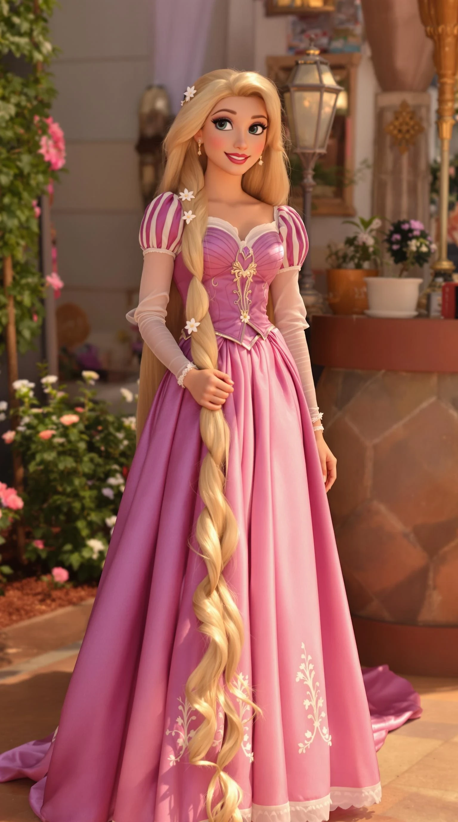 A modern Disney princess rapunzel 