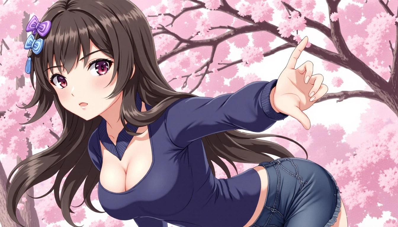 Photo of woman CSTMDL as an anime girl 