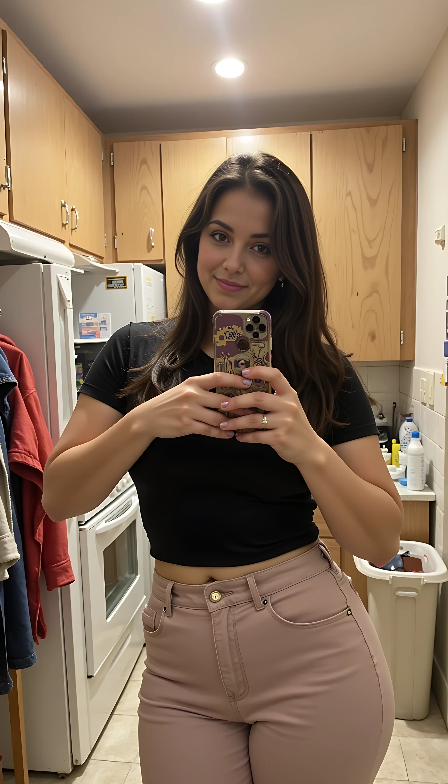 boring low quality snapchat photo circa 2015, cute woman CSTMDL, selfie