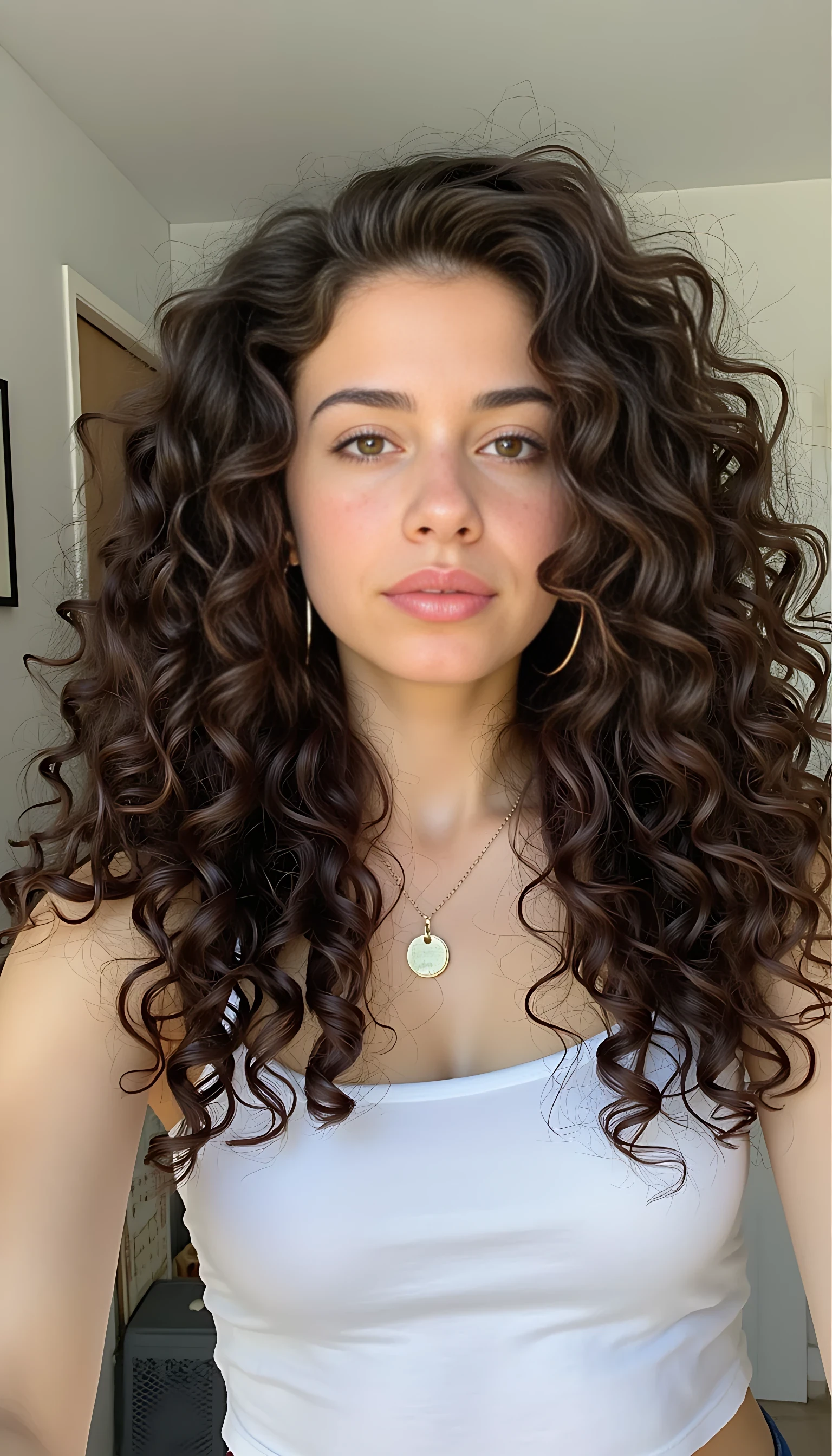 score_9, 1girl, photo medium, long curly hair