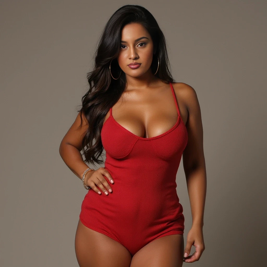 curvy ,fit body, glass hour figure, deep cleavage