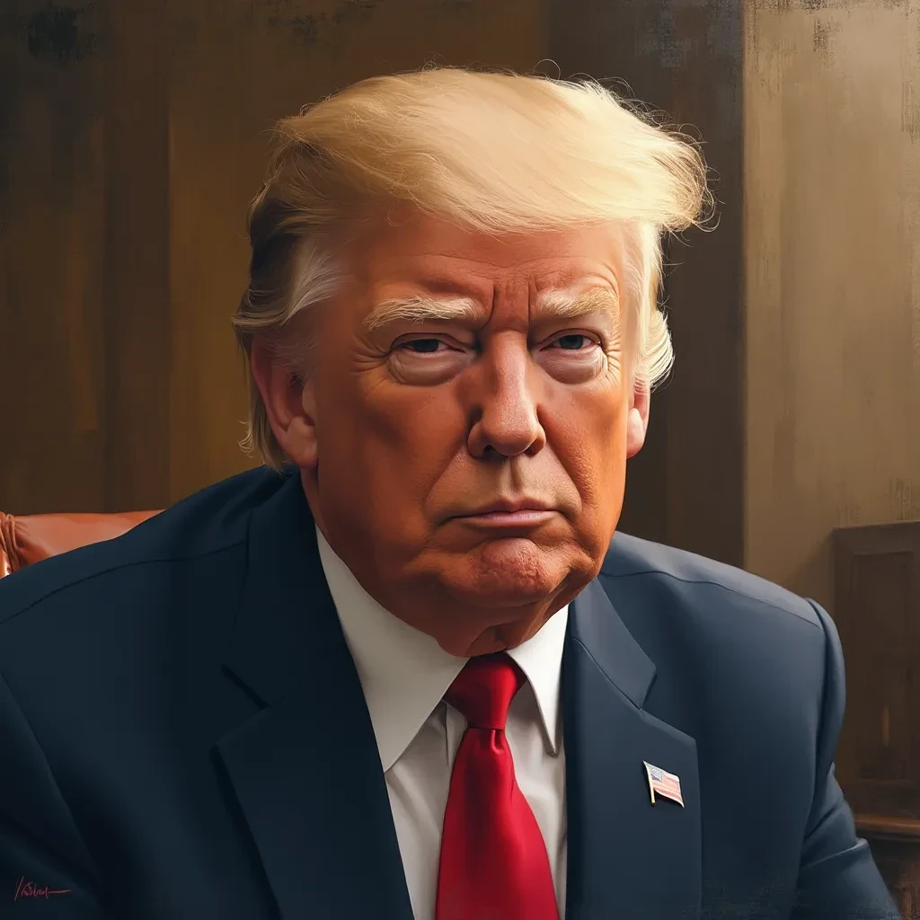 potrait of donald trump face judnob3zun4lwet7yh251x54