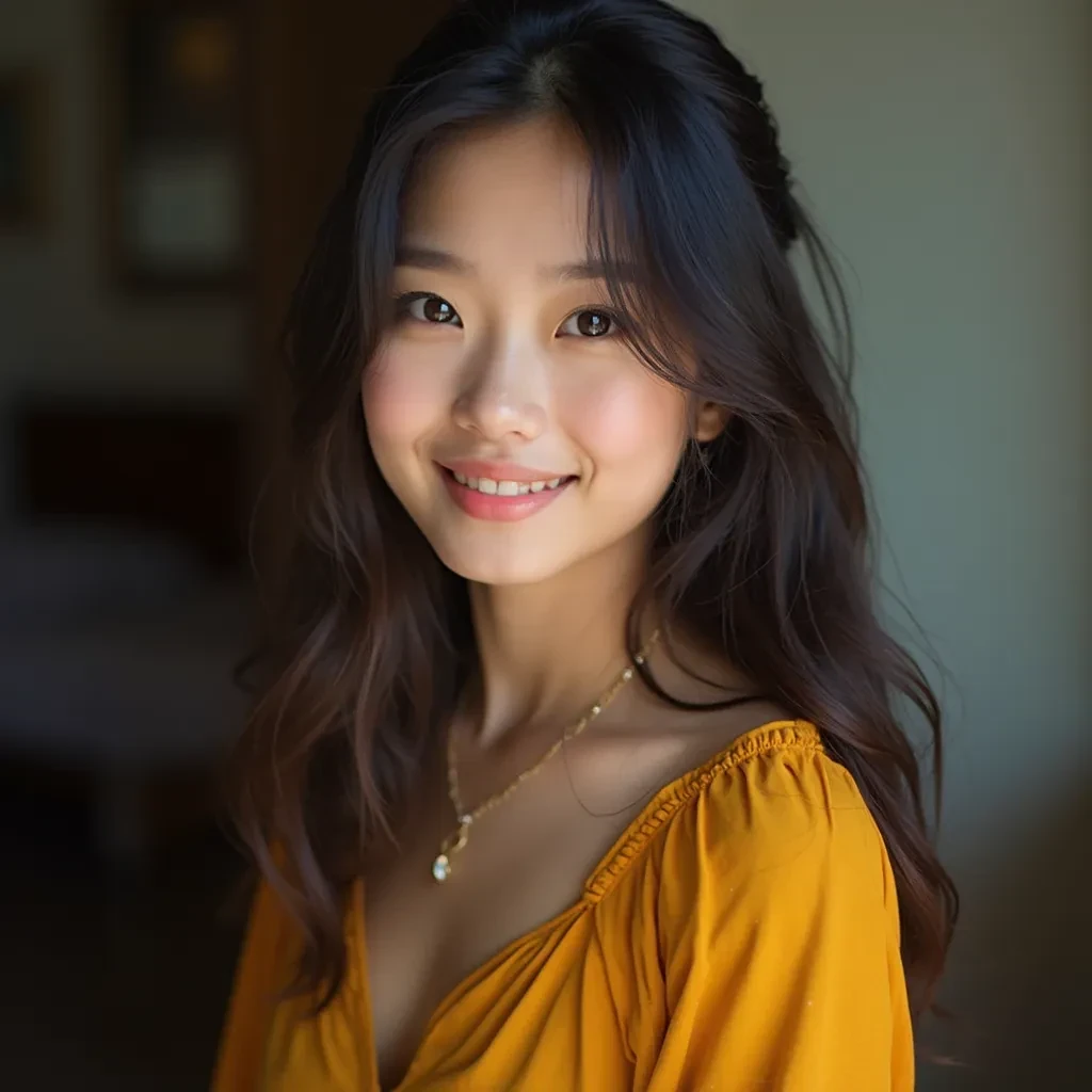 portrait of a cute indonesian 18yo woman face l13ta4etw79x1c5whfmotjqt