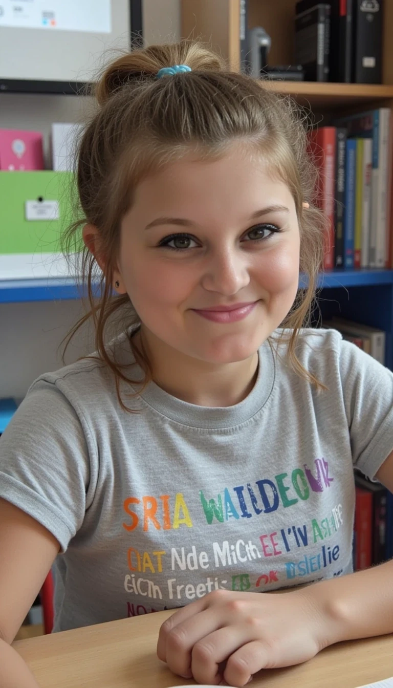 photo of woman CSTMDL at school