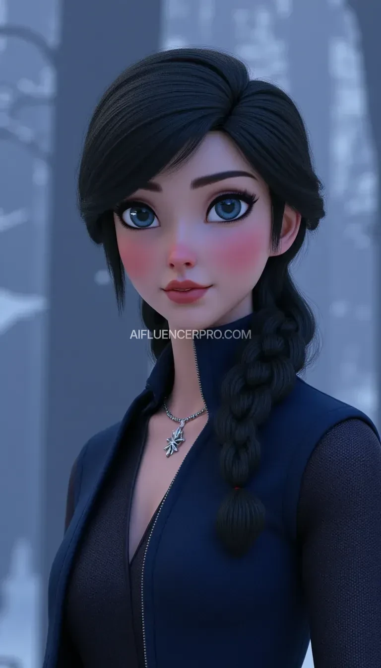 elsa from frozen with black hair realistic fmov9px791r7ukqxqw0u1lhu