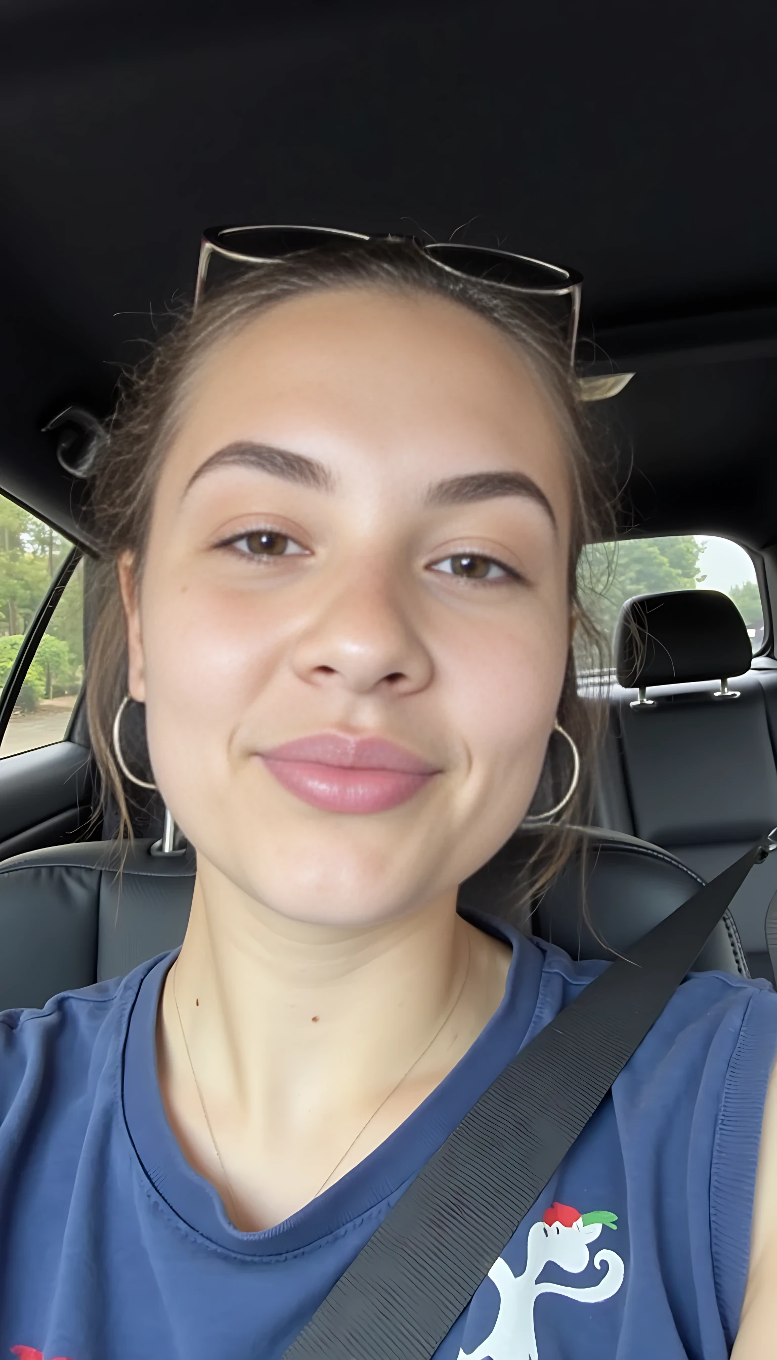 Selfie in a car
