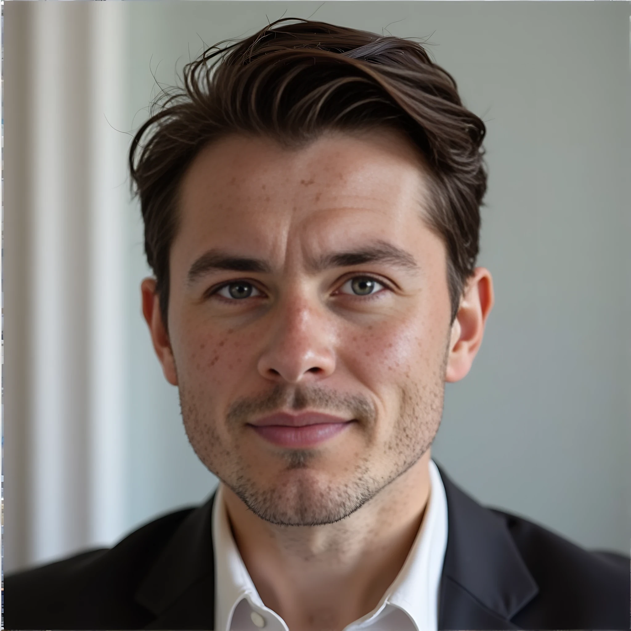 headshot of CSTMDL looking directly at the camera