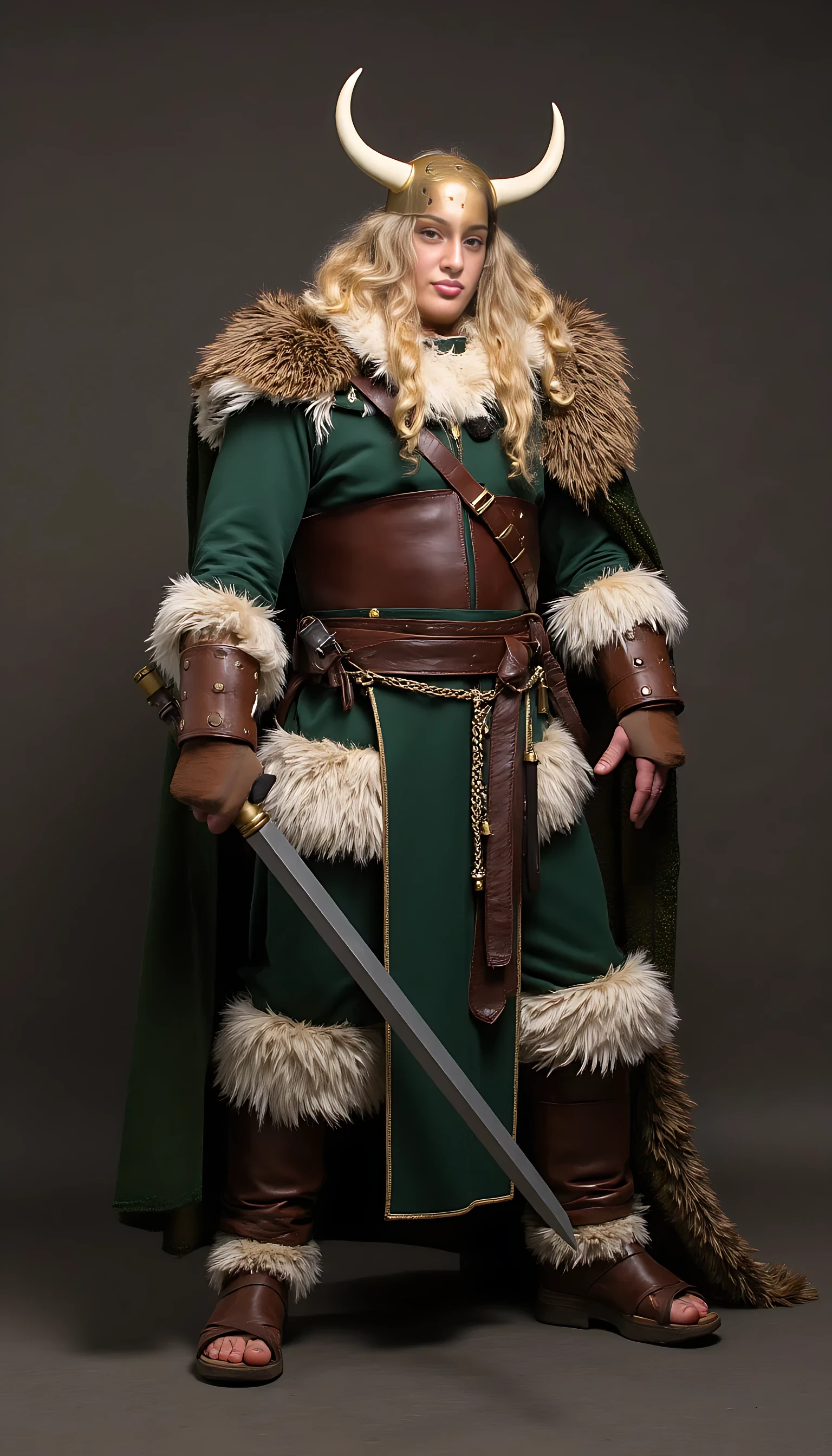 In viking cosplays 