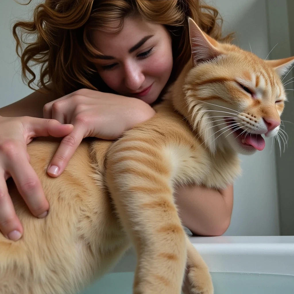 Playing with her wet pussy 