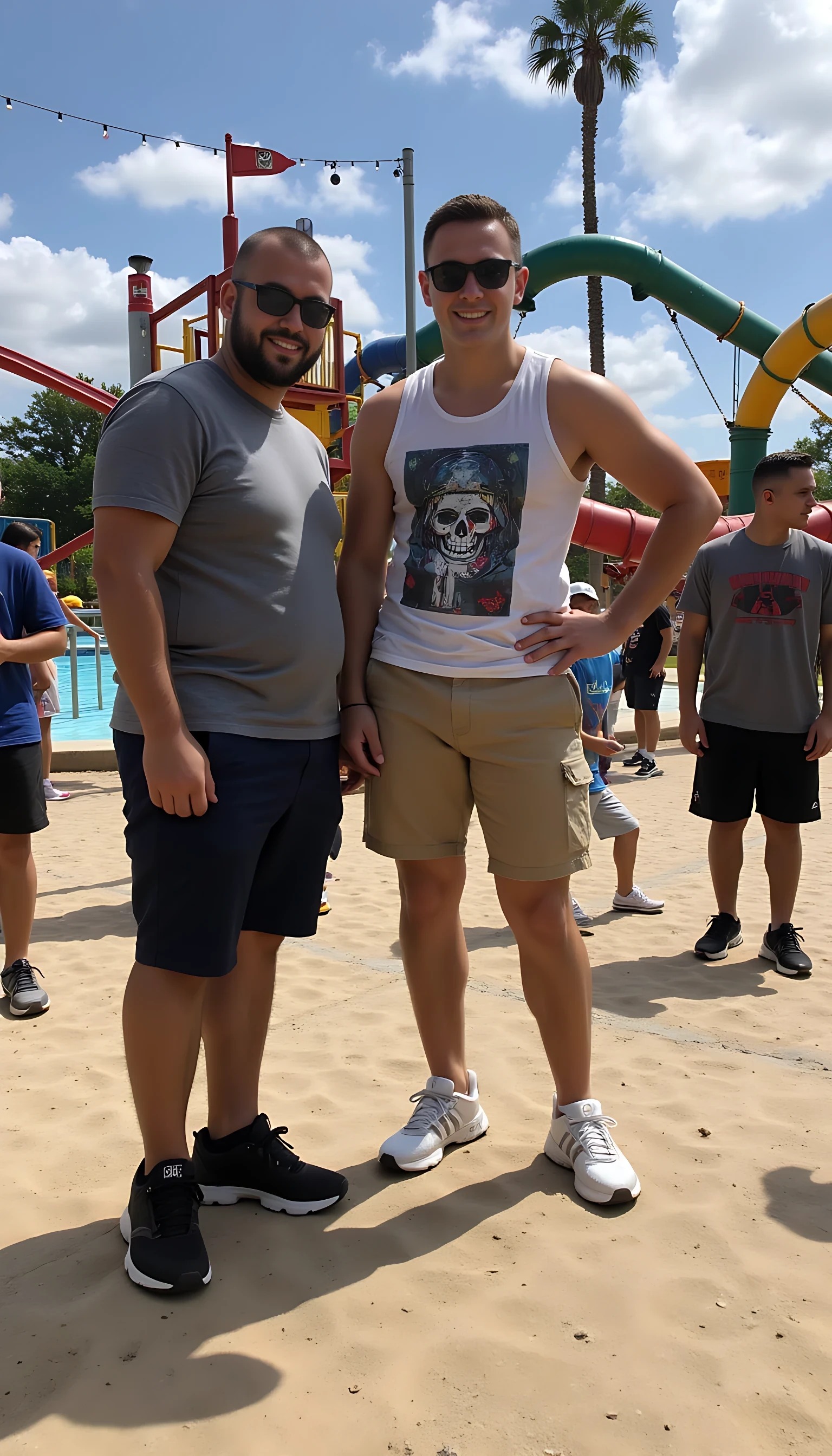 photo CSTMDL,  at an action park 