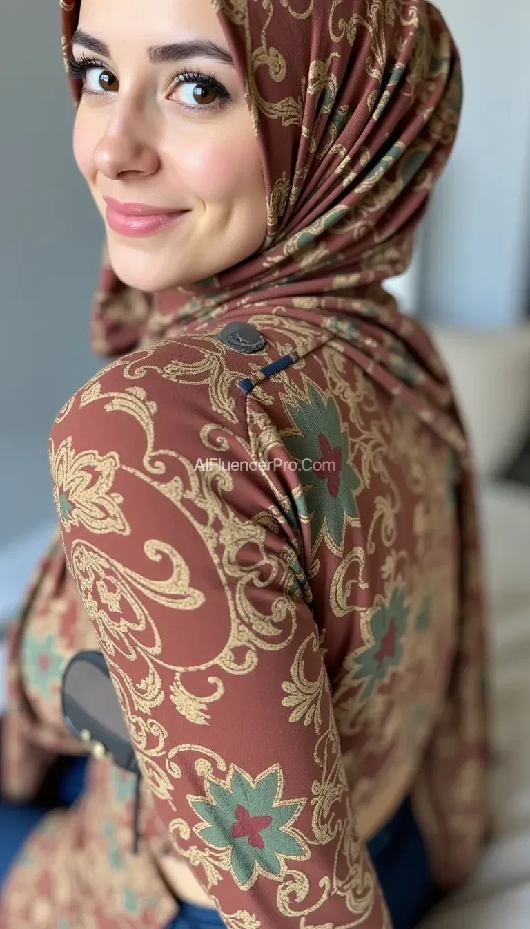 Hijabi jilbab arab girl nude ass
