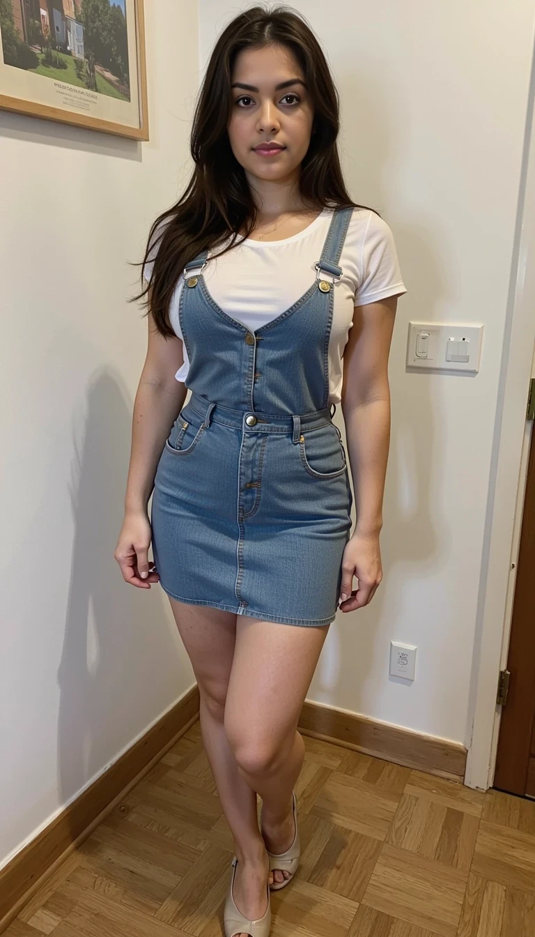 photo of cute woman CSTMDL, casual dress, perfect body, 