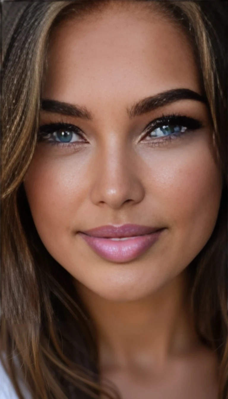 Close up face picture 