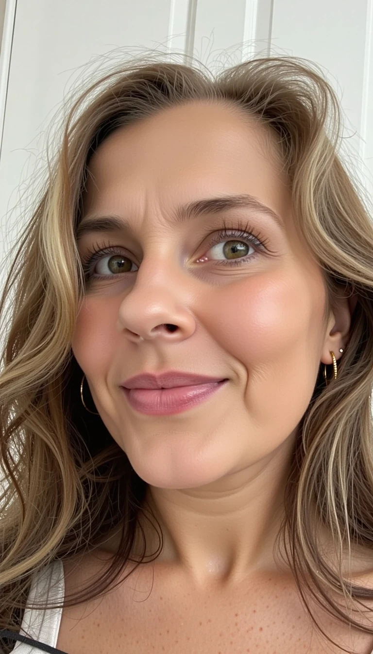 Side view of face. Neutral expression 
