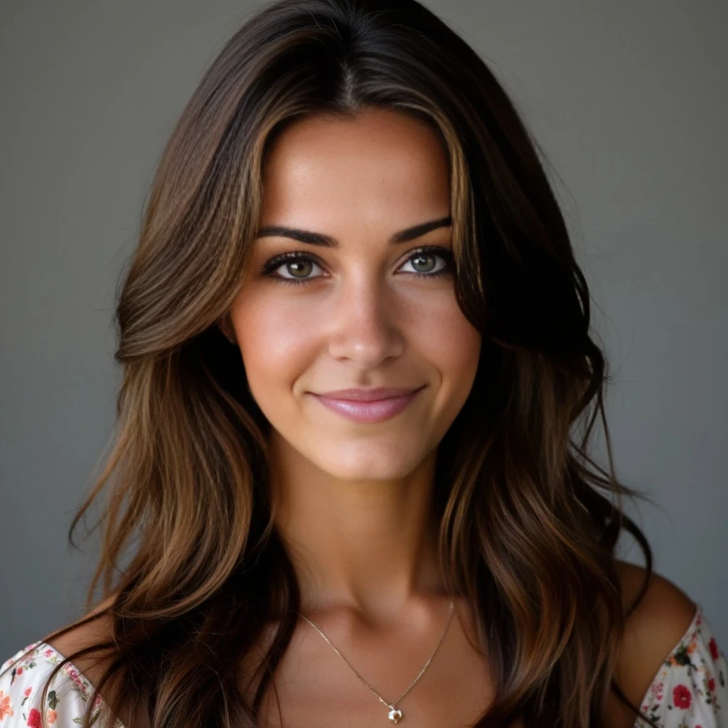 A beautiful and sexy young (22 years old) woman, entrepeuner that want to share his mindset to help millions of people to aimplify their success in life, brown hair and green eyes. Charismatic, Authority and friendly 

