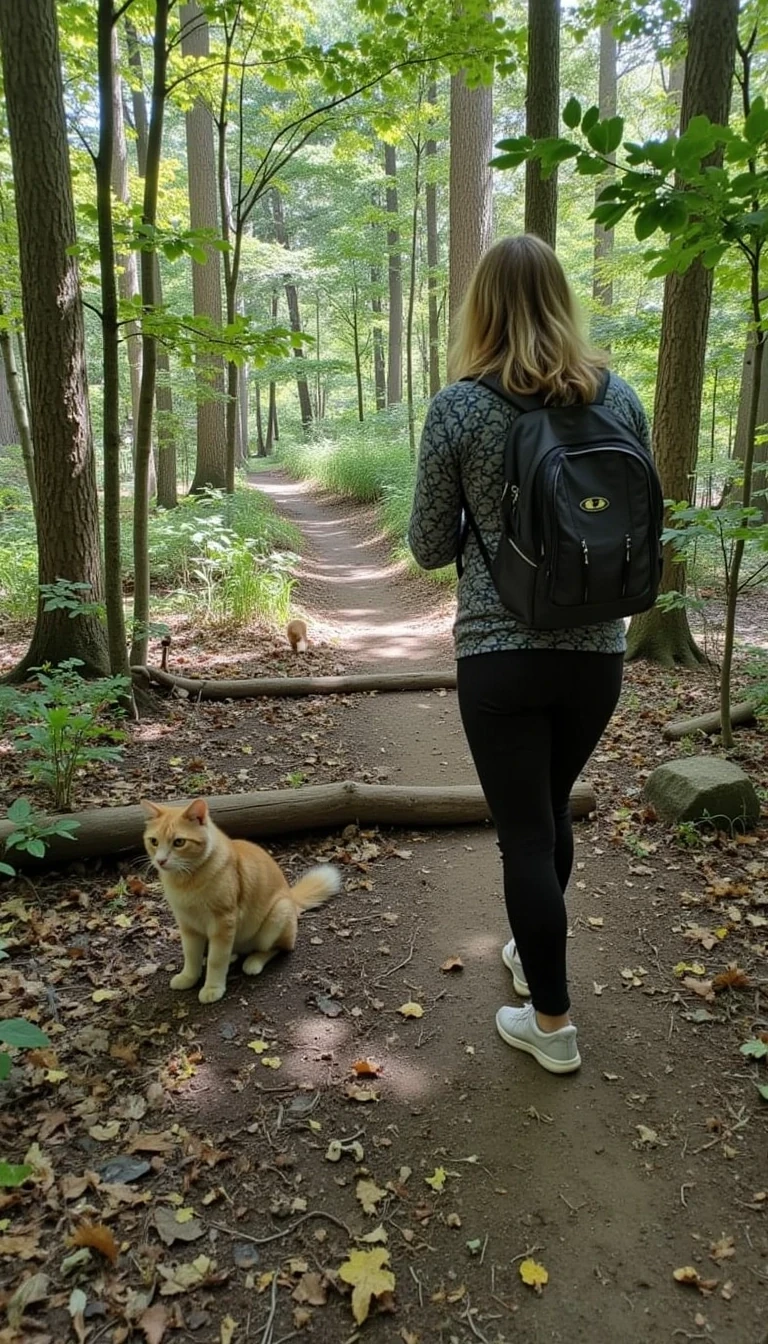 photo of woman CSTMDL in the forest