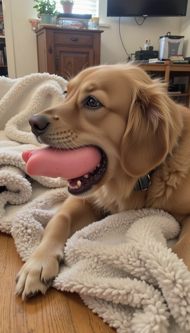 photo of Savannah sucking on a dildo