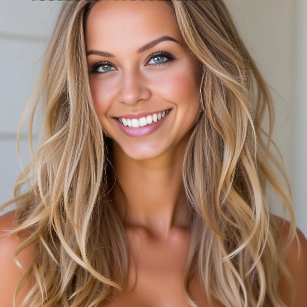 hot sexy blonde smiles 