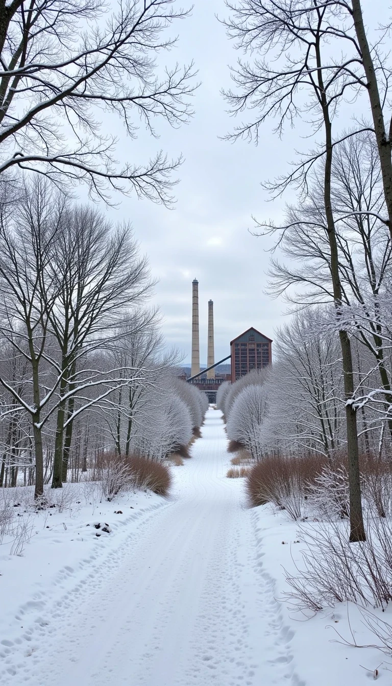 A generic Snapchat of a a white walking down the Indiana dunes national state park with the steel mills in the background ,CSTMDL,  