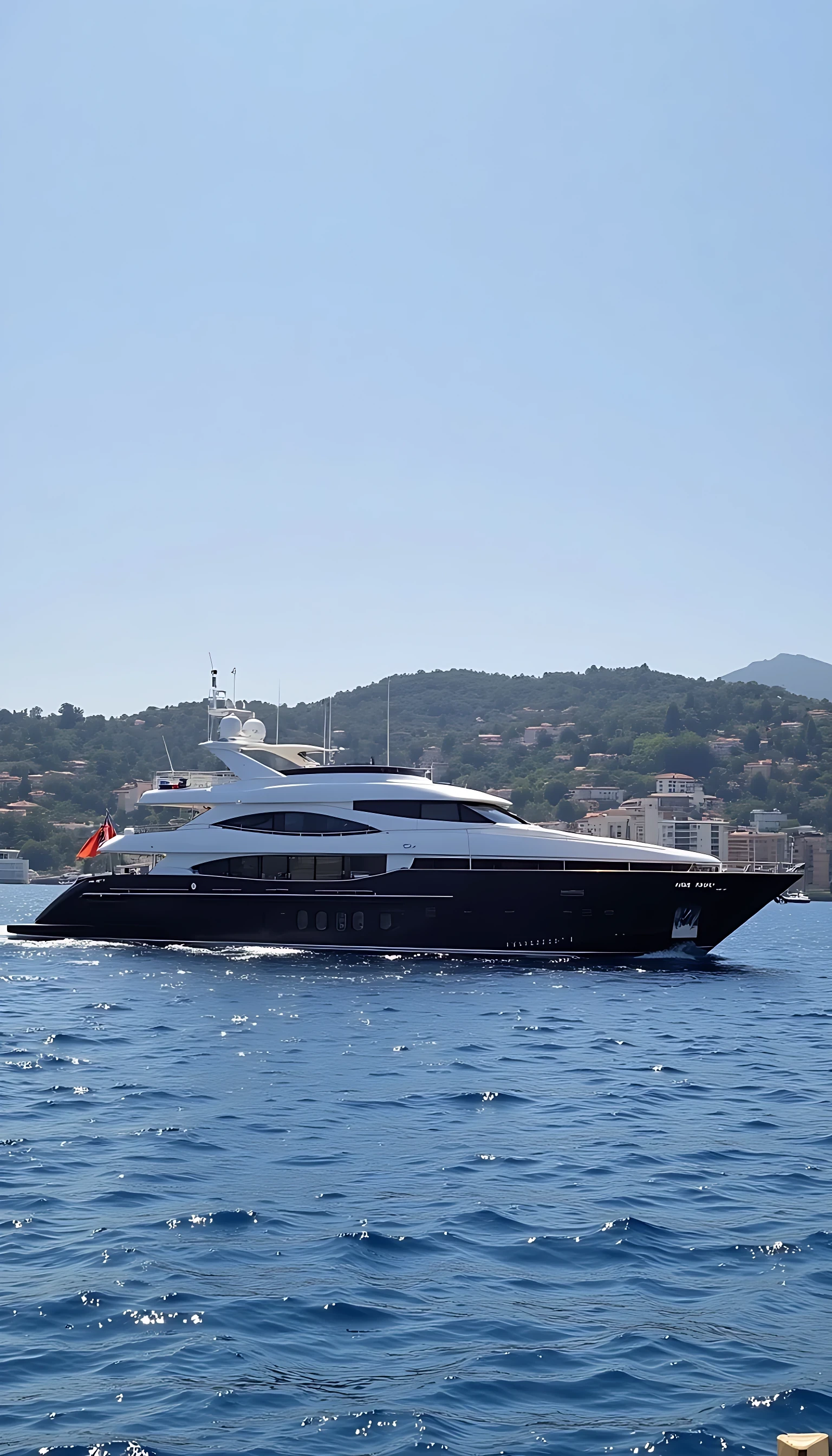 On a yacht