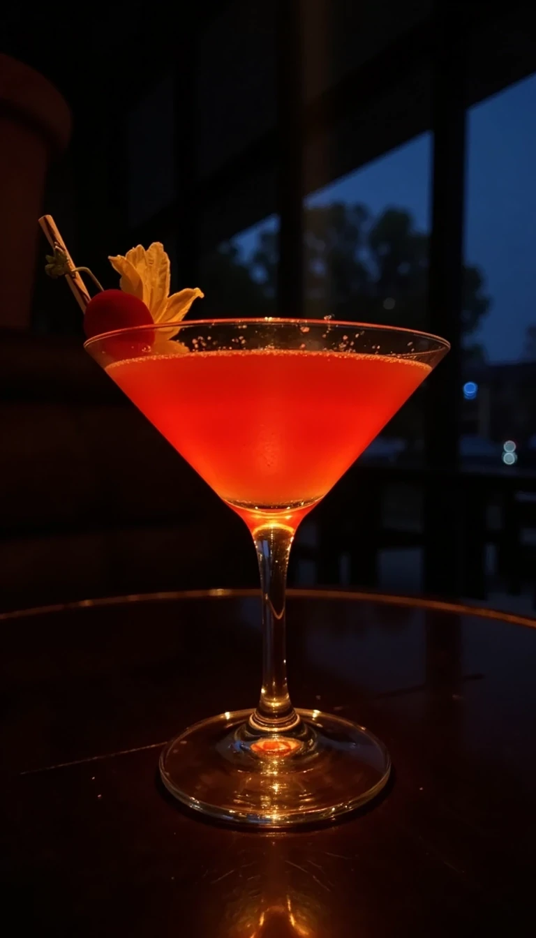 Snapchat quality, Fancy cocktail picture dark scenery 