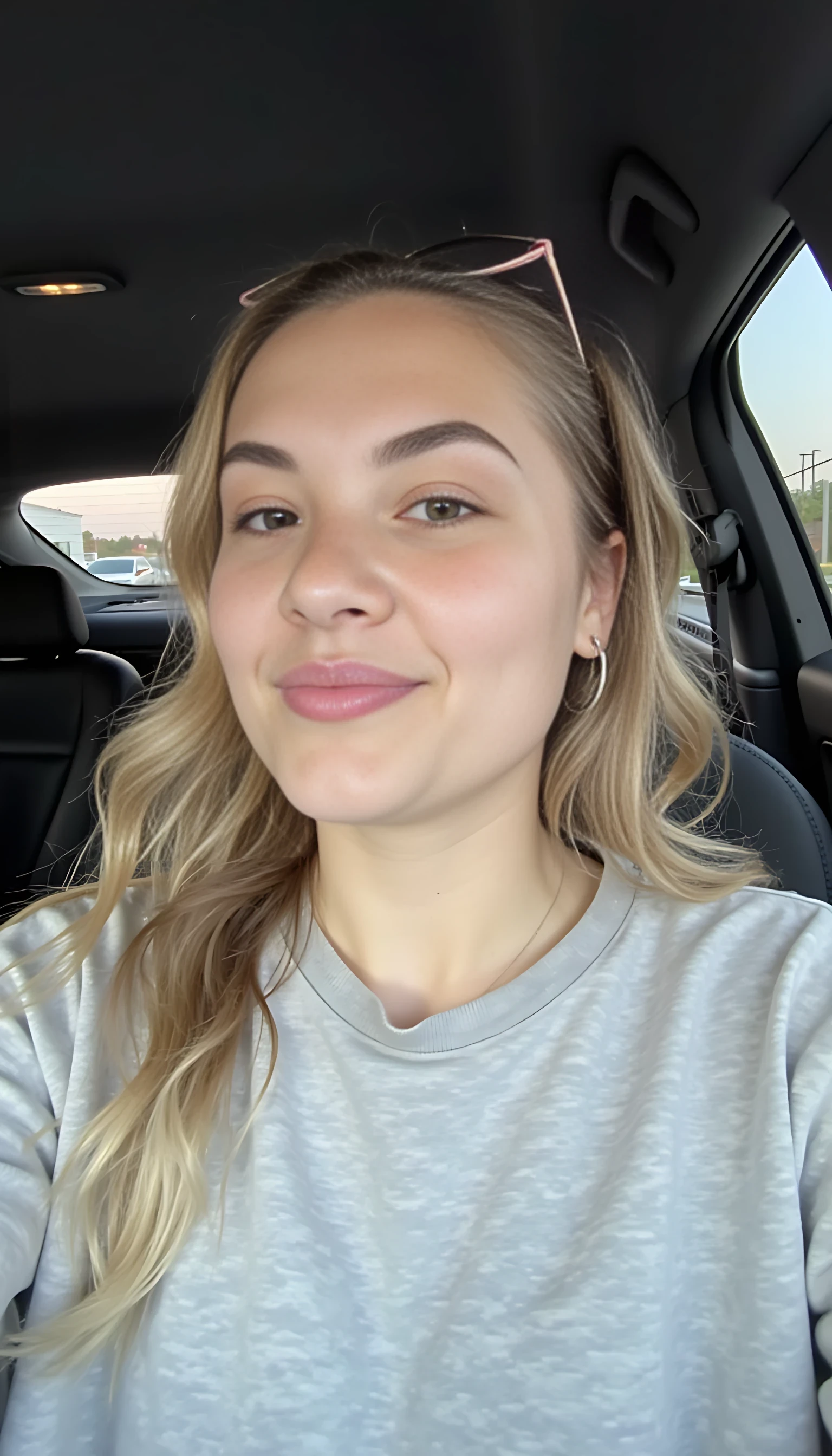 Selfie in a car
