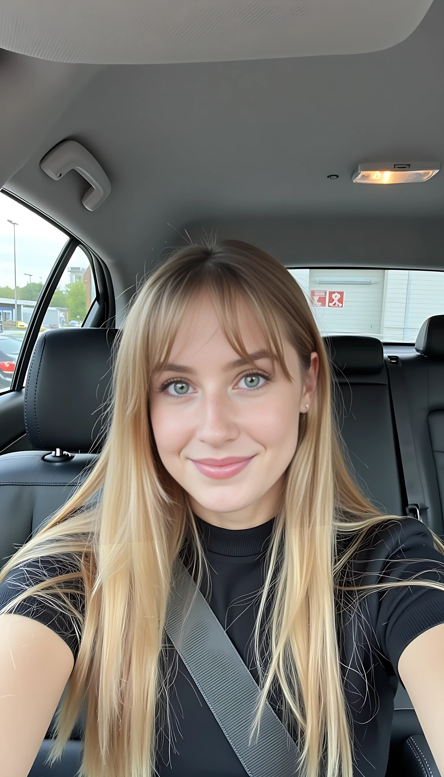 Selfie in a car
