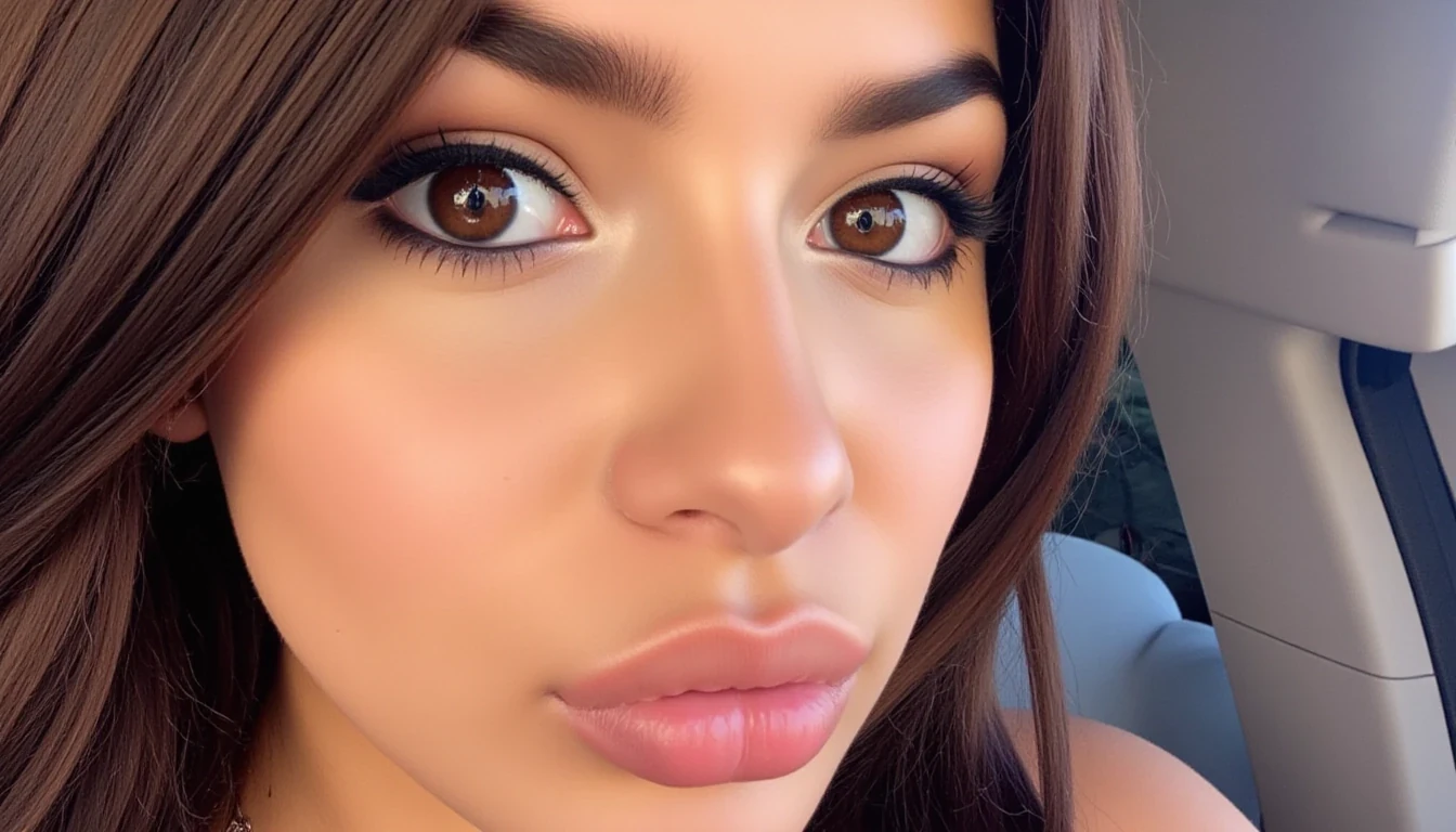 CSTMDL,she should have perfect tear drop shaped boobs,she should have huge boobs,she should be modeling naked on a brightly lit onlyfans shoot,she should be having her picture professionally taken by a camera man, full body pics
