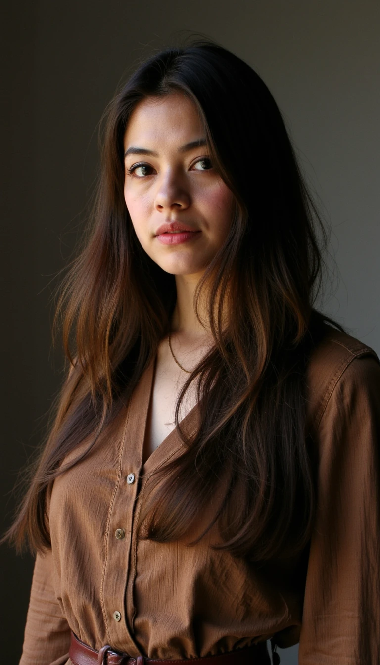 iphone portrait of CSTMDL woman