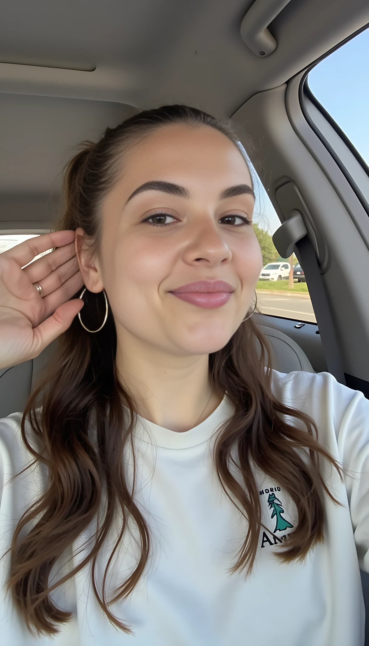 Selfie in a car
