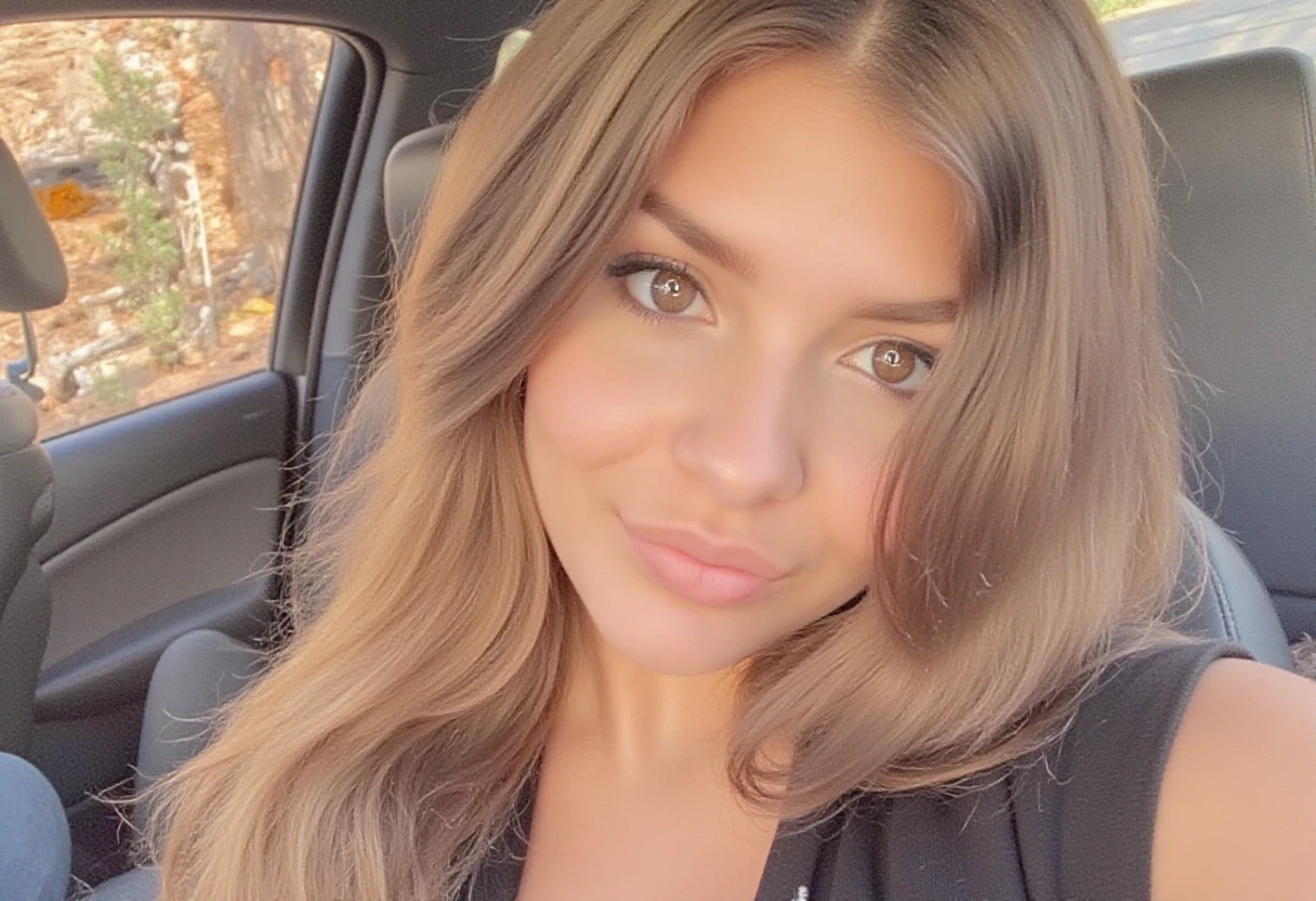 CSTMDL, she should look exactly like the ai trained character “Heather”, score_9, blonde, boring low quality snapchat selfie circa 2015, iPhone pic, 