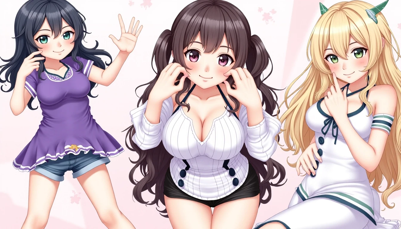 CSTMDL as an anime girl,anime girl, hentai girl,full body pics,