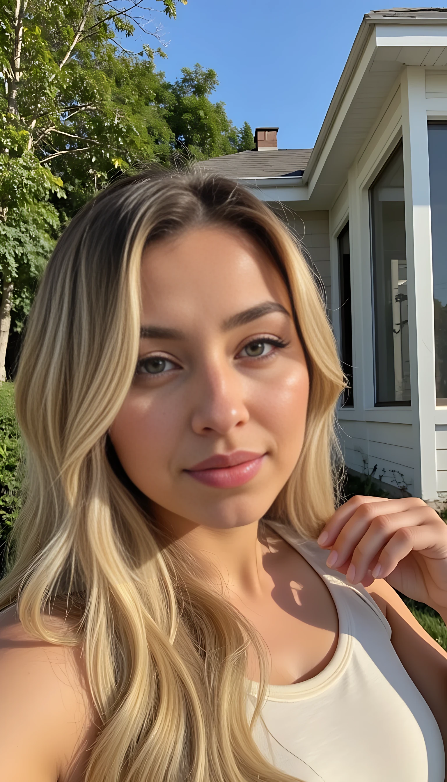 Wiktoria on Saturday, chilling super easy, natural