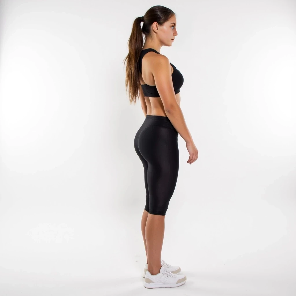 Perfect average build slim athletic women about 4 feet 11 inches