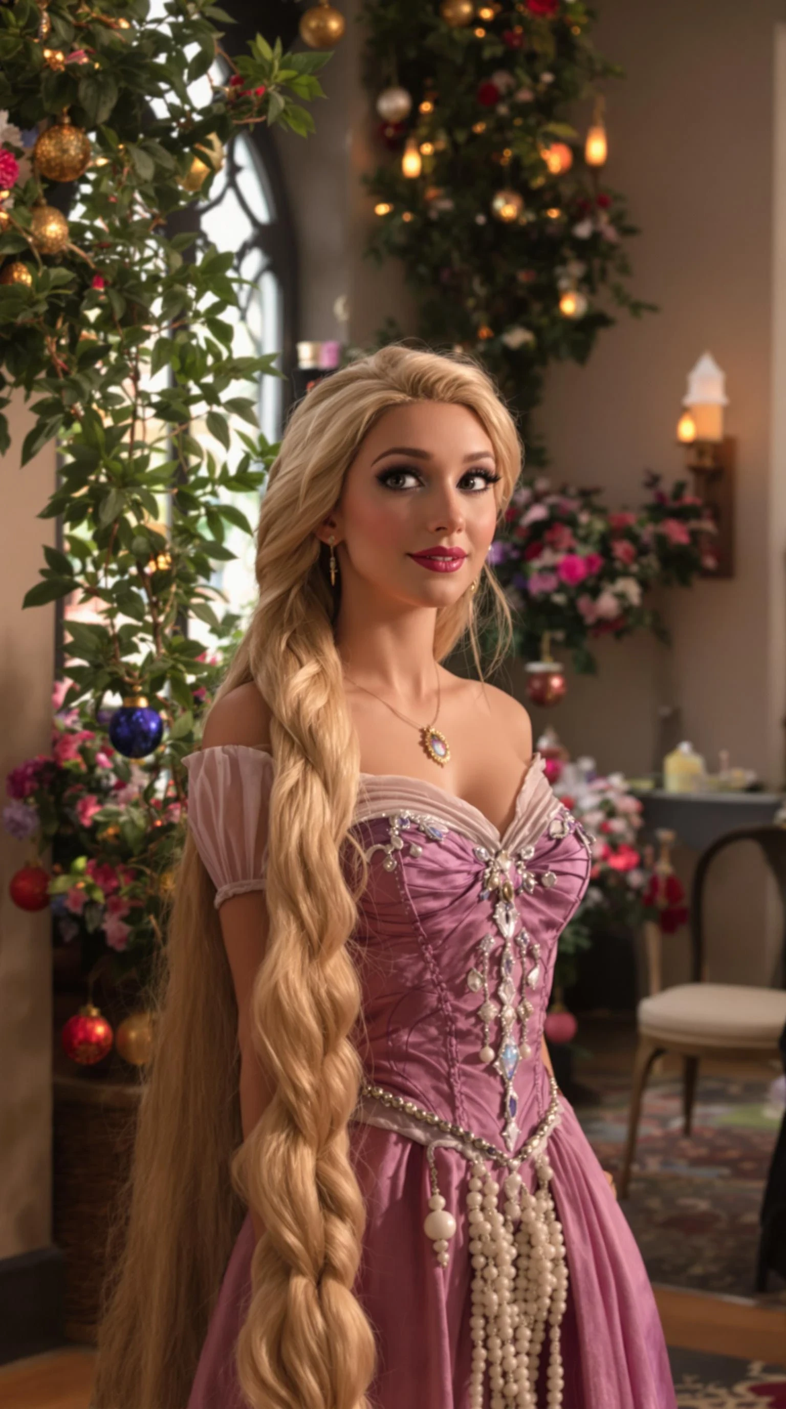 A modern Disney princess rapunzel 