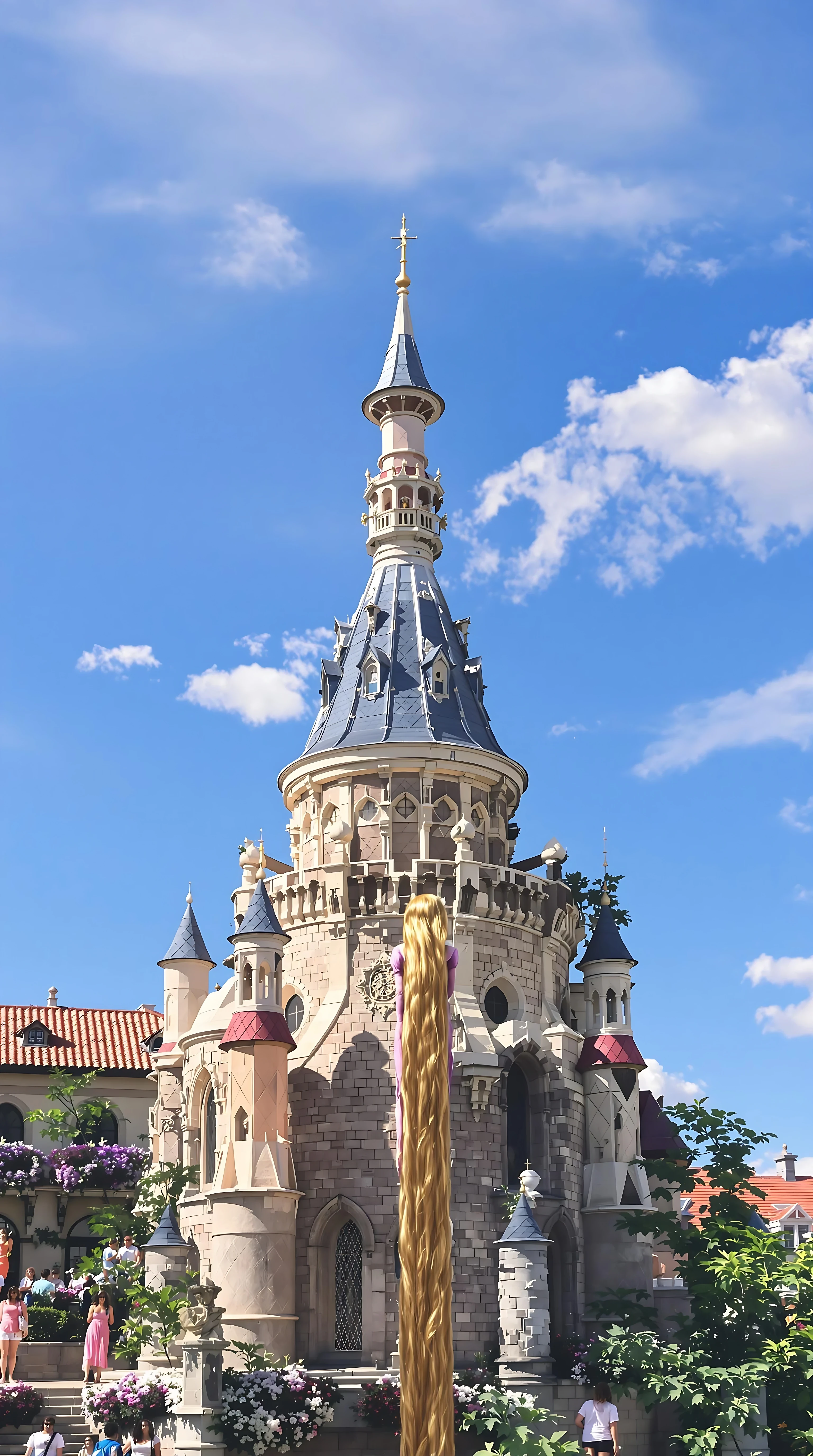 A modern Disney princess rapunzel 