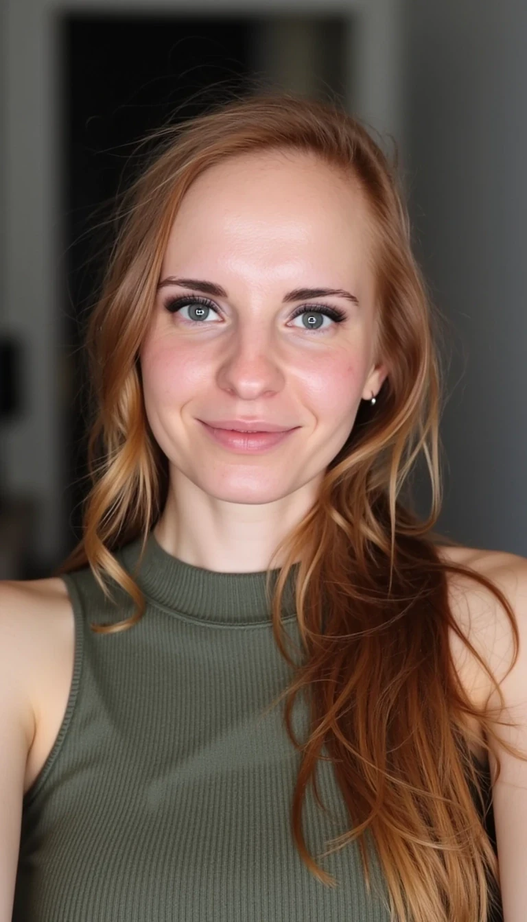 iphone portrait of CSTMDL woman