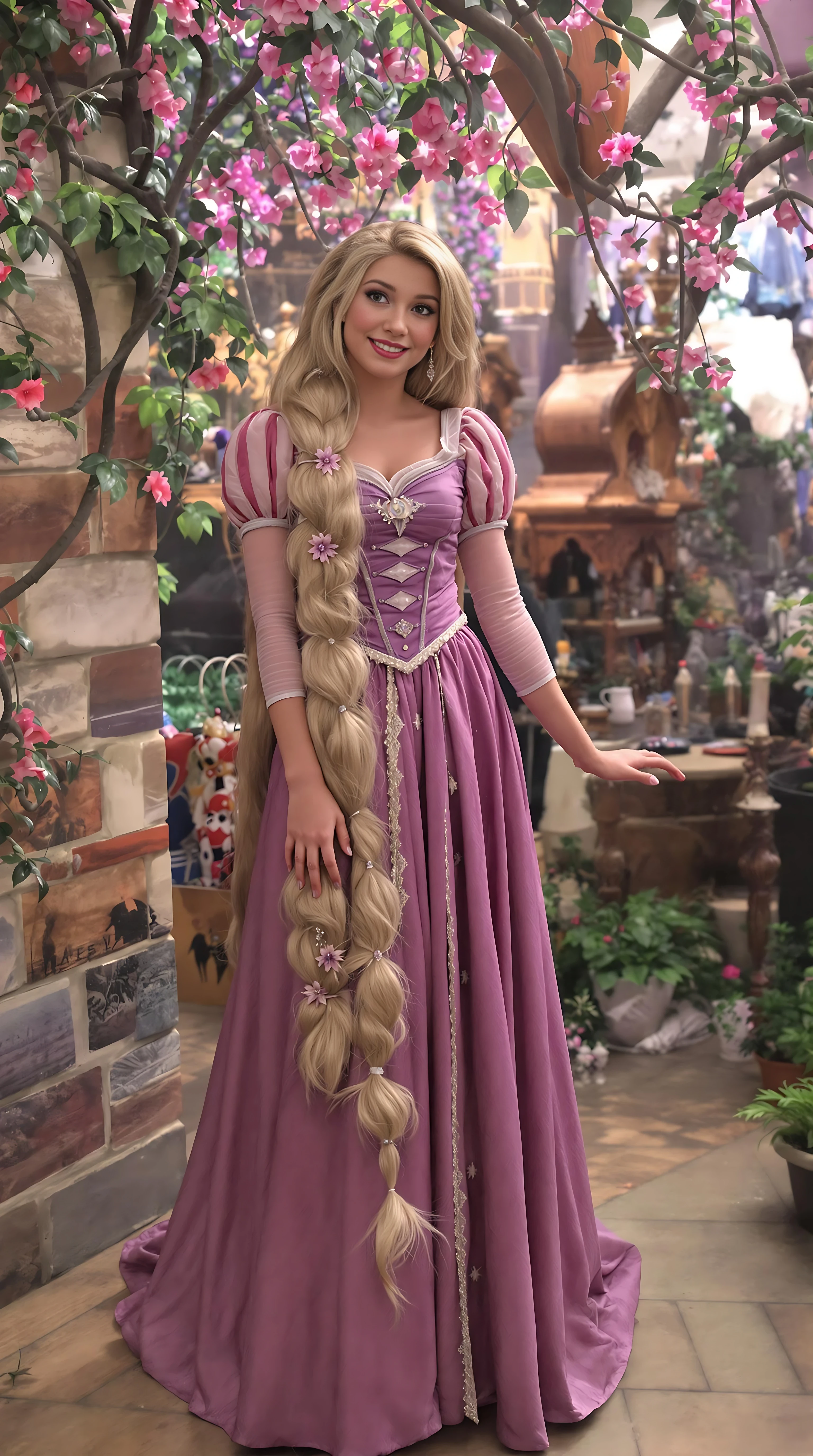 A modern Disney princess rapunzel 