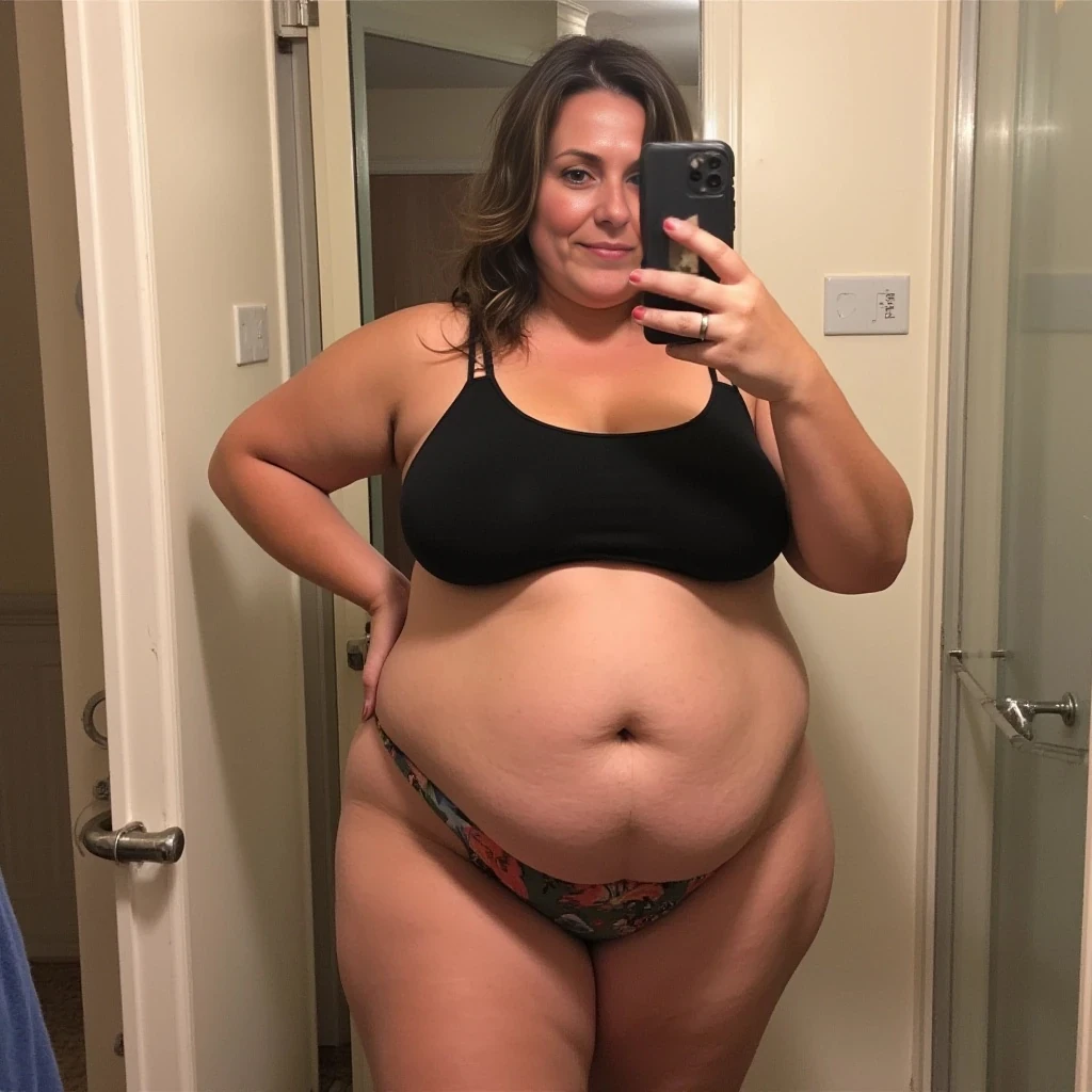 5 feet 4 inches, slightly overweight, flat stomach, thick legs sexy