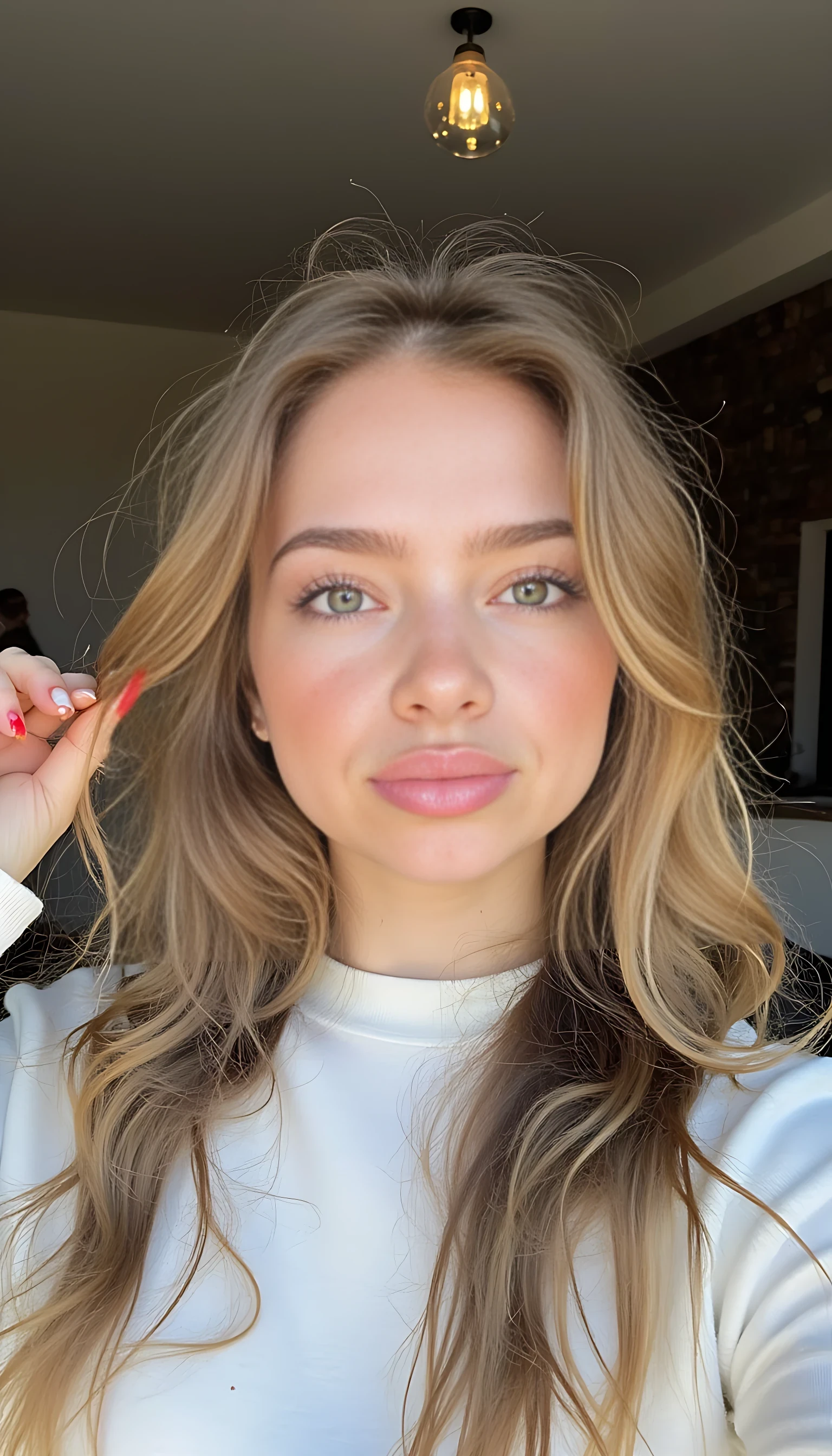 demira, cute selfie, blue eyes