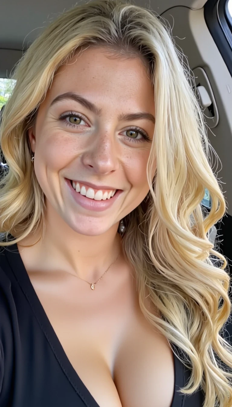 photo of woman CSTMDL, blonde, 8k resolution, Snapchat selfies 