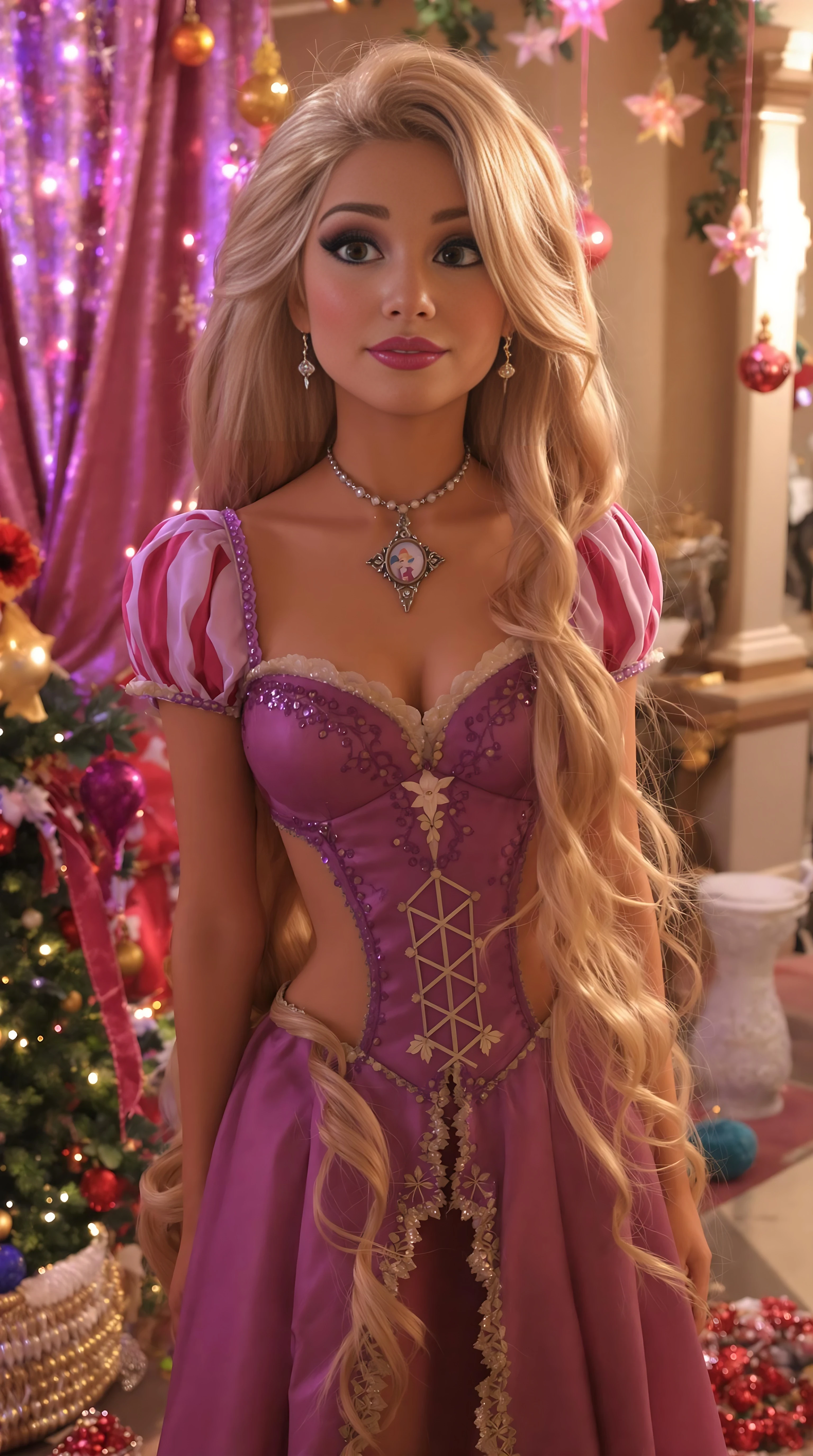 A modern Disney princess rapunzel 