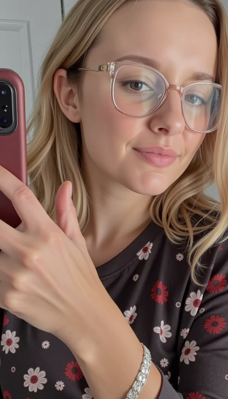iphone portrait of CSTMDL woman