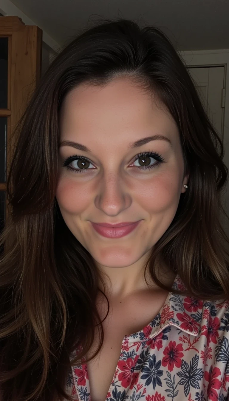 photo of woman CSTMDL, with ahego face